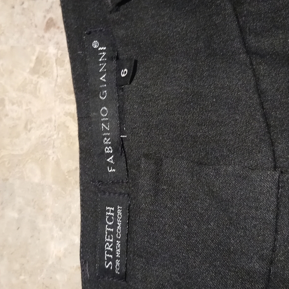 Charcoal Grey Fabrizio Gianni Dress Pants - Picture 2 of 7